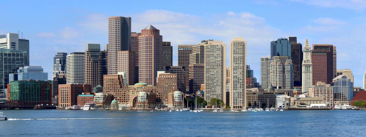Boston Skyline panoramic by rokker